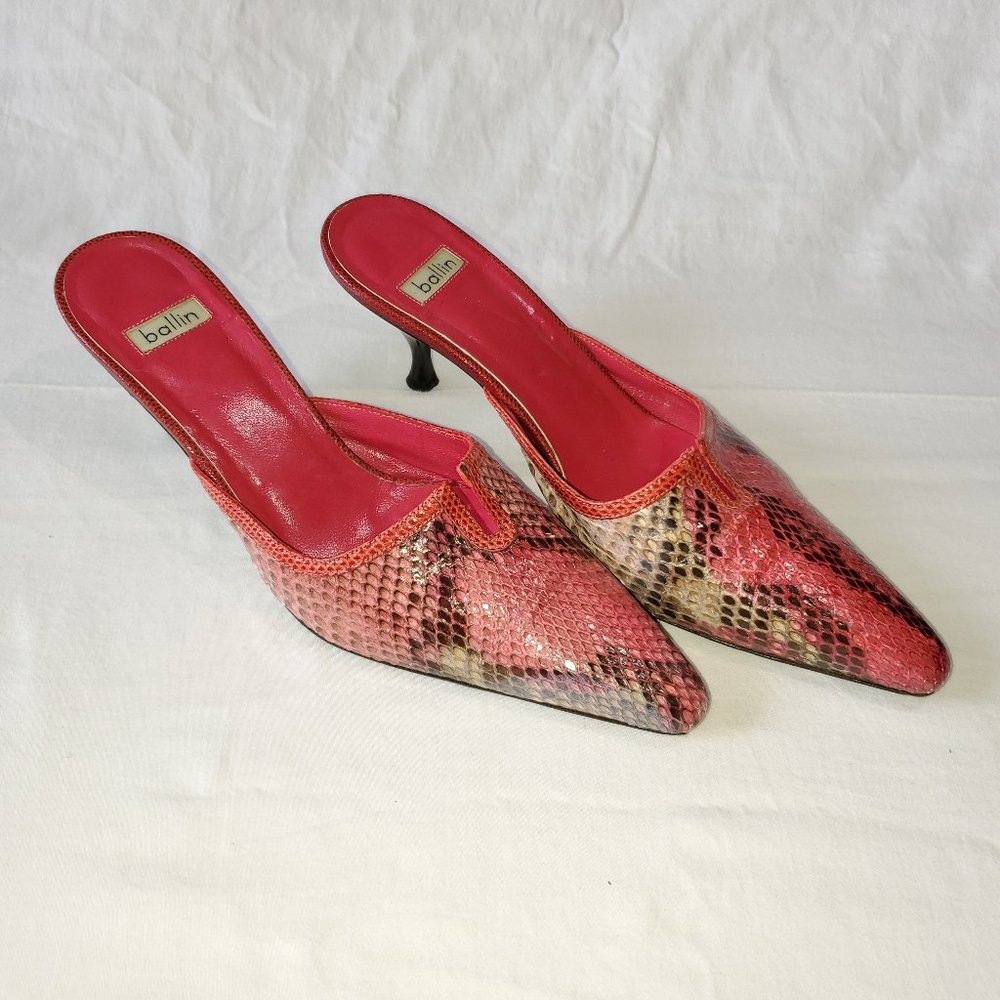 Ballin Multicolor Python Mules